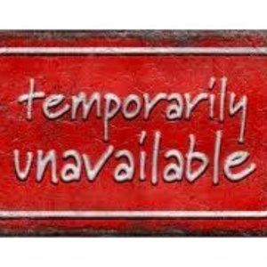 ALL ITEMS BEYOND THIS POINT ARE UNAVAILABLE